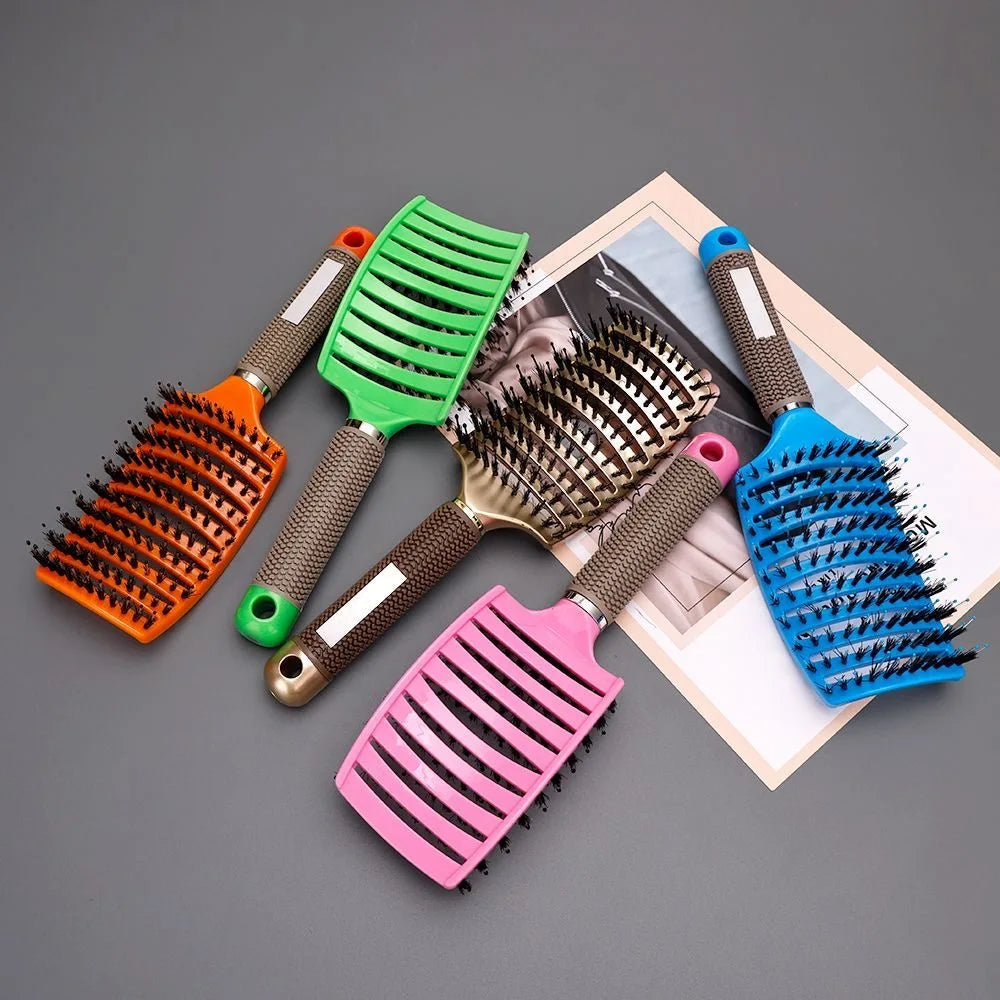 Magic Scalp Massage Brush Detangling Hair Women Wet Curly Comb Fluffy Qme