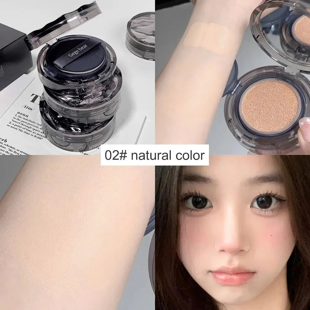 Cushion Foundation with Free Refill Moisturizing Long-lasting GEGE BAER Oil Control Version Refreshing Version Cushion BB Cream Qme GX2023B-02