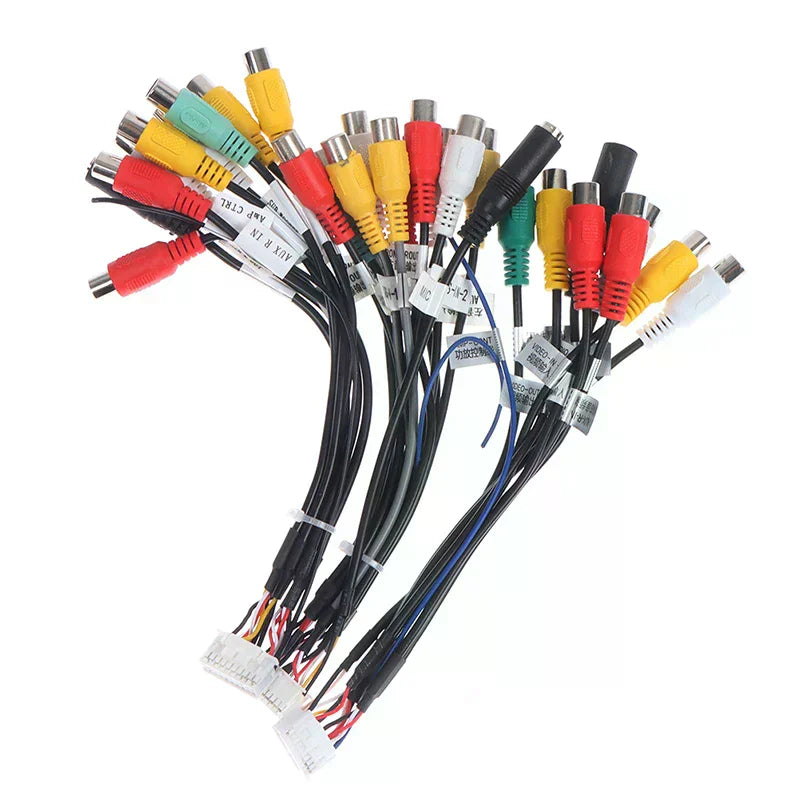 Android Radio Car Accessories Output Wire Aux-in Microphone Adapter Qme