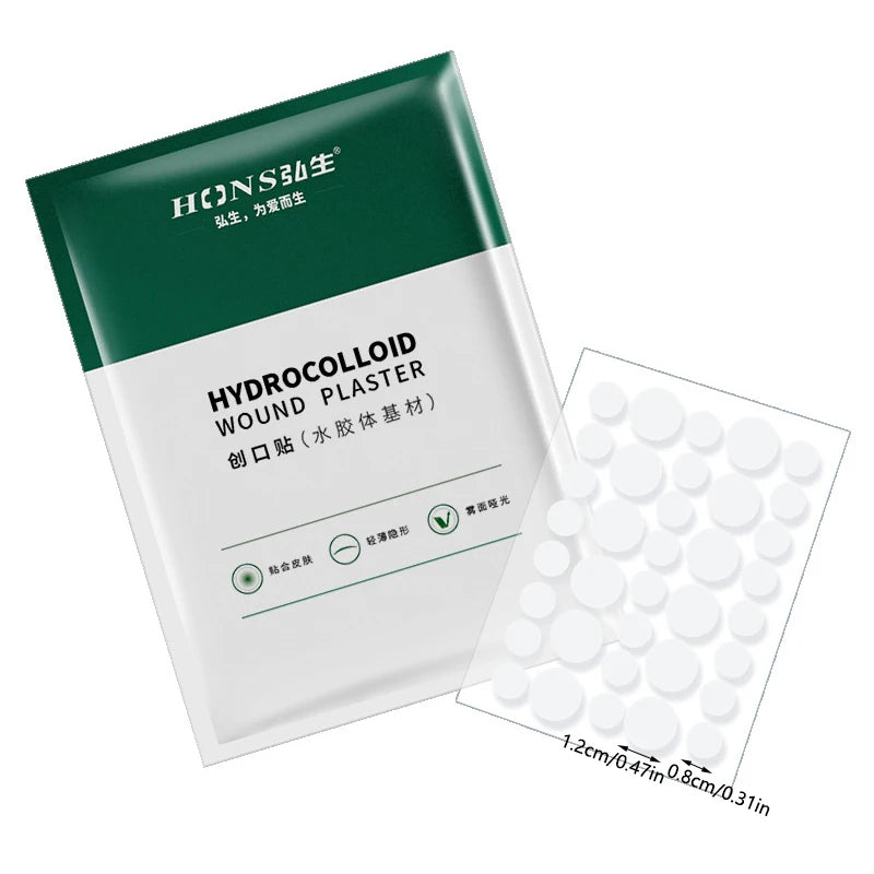 Face Skin Care Invisible Acne Patches Removal Pimple Hydrocolloid Qme