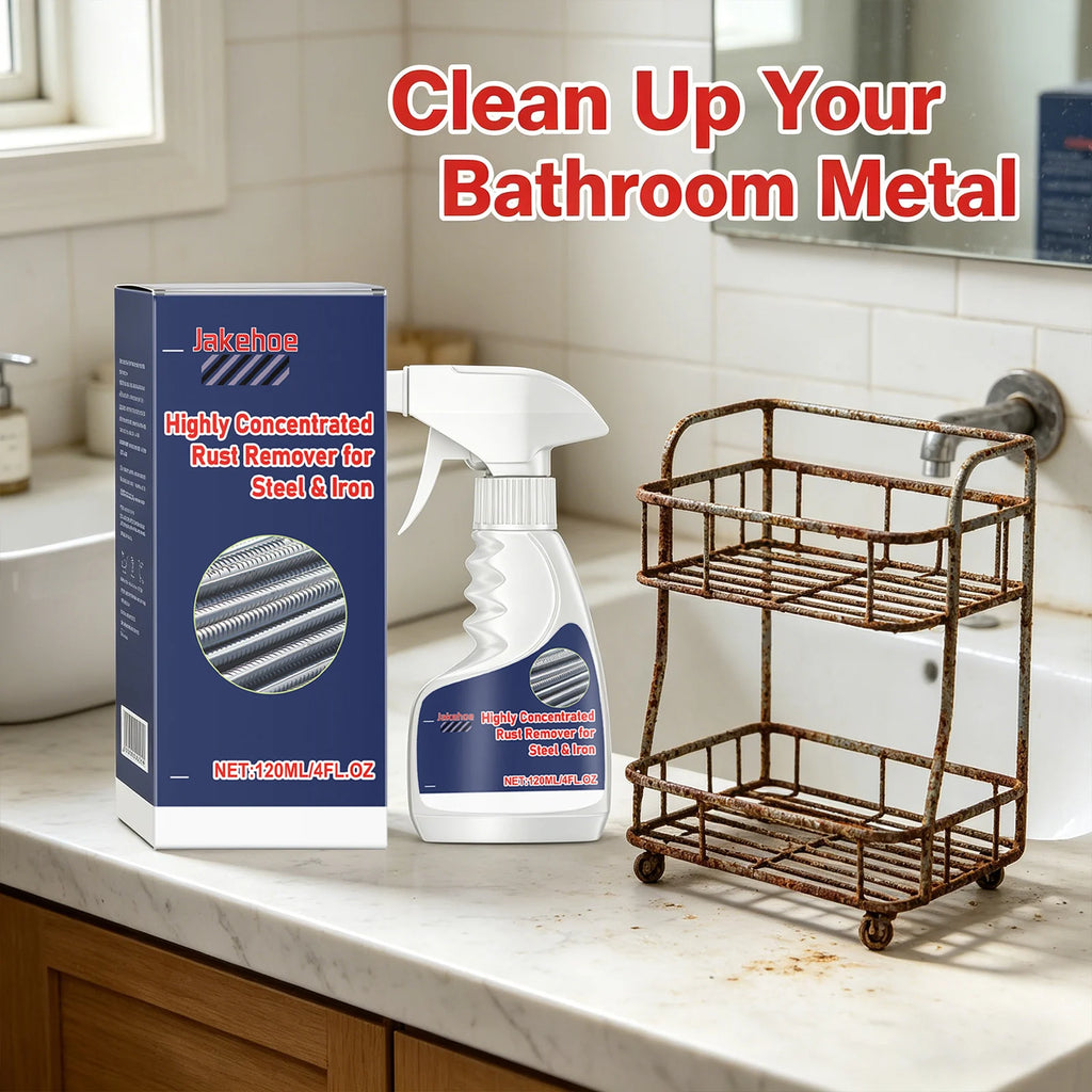 Steel Rust Remover Removeing Metal Rust Stains Restore Surface Metallic Luster Prevent Rusting Again Polishing Home Rust Cleaner Qme