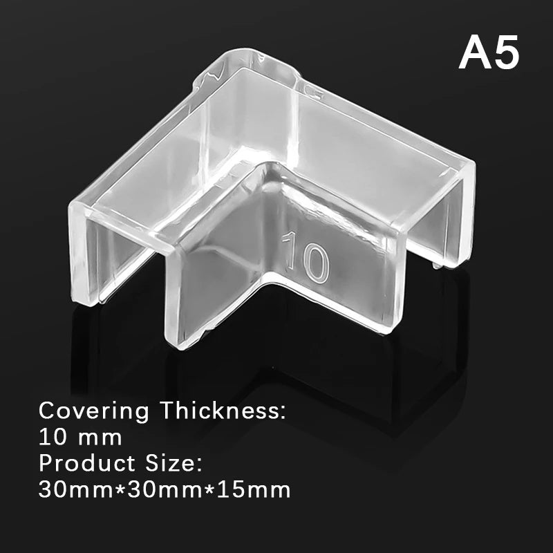 Adhesive Protective Cover Aquarium Accessories Silicone Transparent Qme 10mm