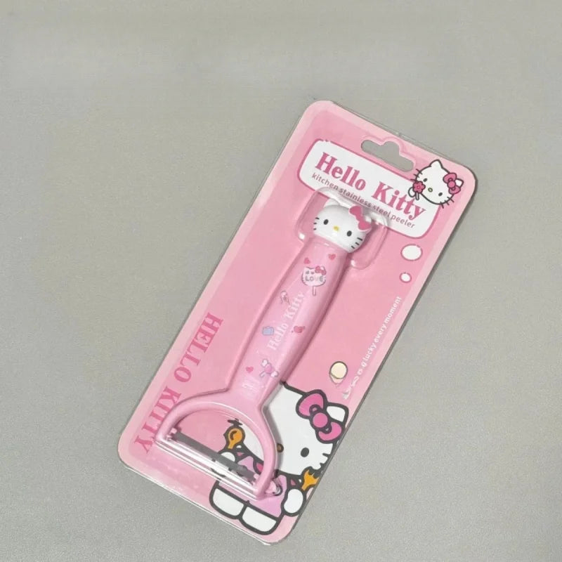Hello Kitty New Japanese-Style Cute Peeler Stainless Steel Cartoon Peeler Kitchen Peeling Tool Qme