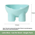 Elevated Cat Bowl Stand Durable Plastic Pet Food Water Dish Sleek Qme A3