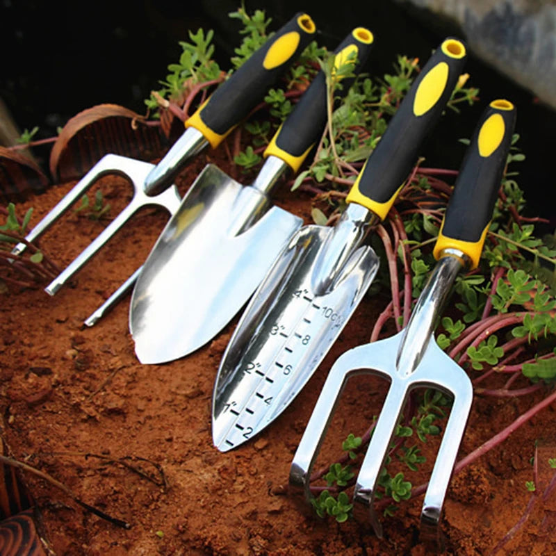 Garden Tool Hand Trowel Rake Cultivator Weeder Tools Ergonomic Handle Qme