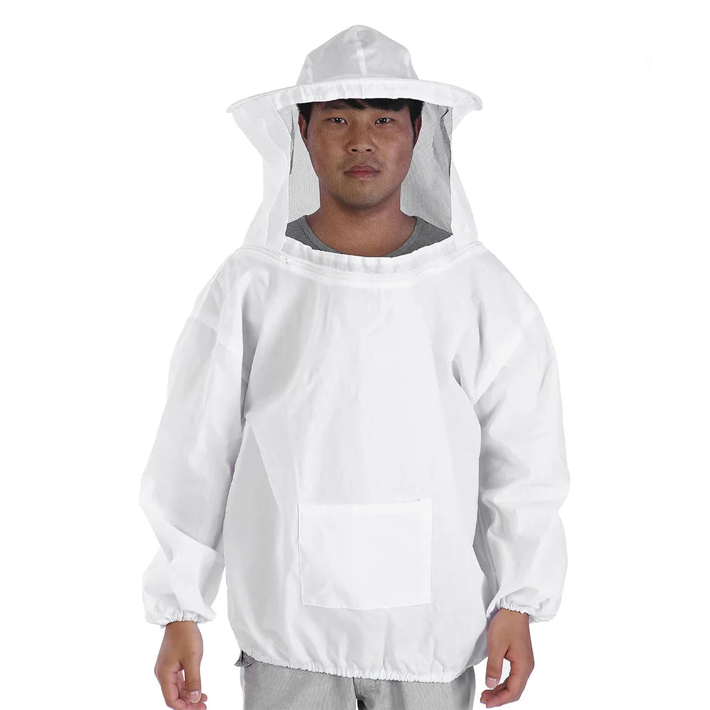 Beekeeping Protective Suit Full Body Beekeeper Jacket Clothing Bee Keeping Safety Gear Protective Equipment Qme 1pcs
