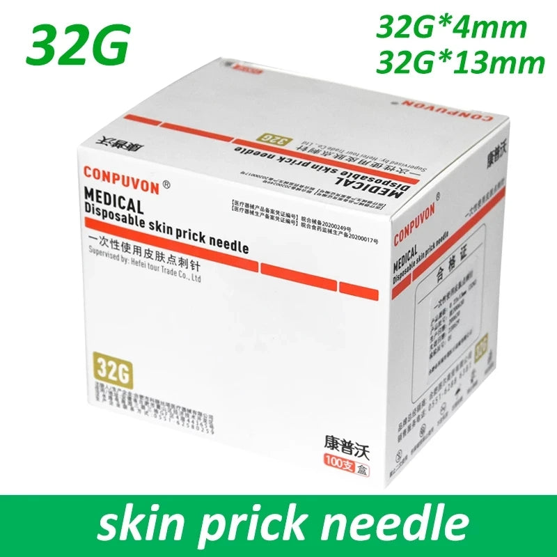 Skin Prick Needle Piercing Transparent Syringe Injection Glue Clear Qme