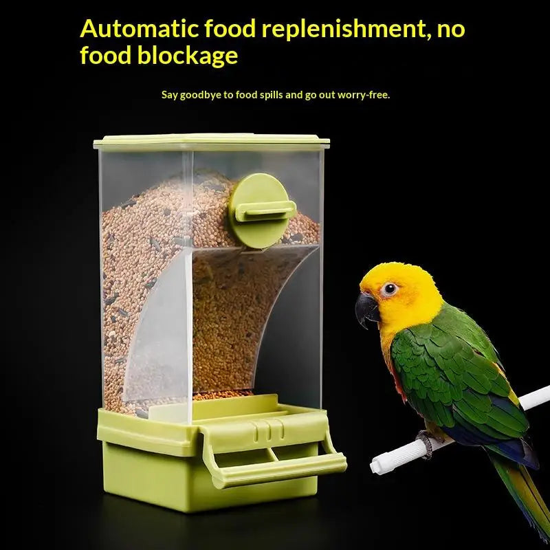Trough Parrot Feeder Cage Accessories Bird Suppliestransparent Qme