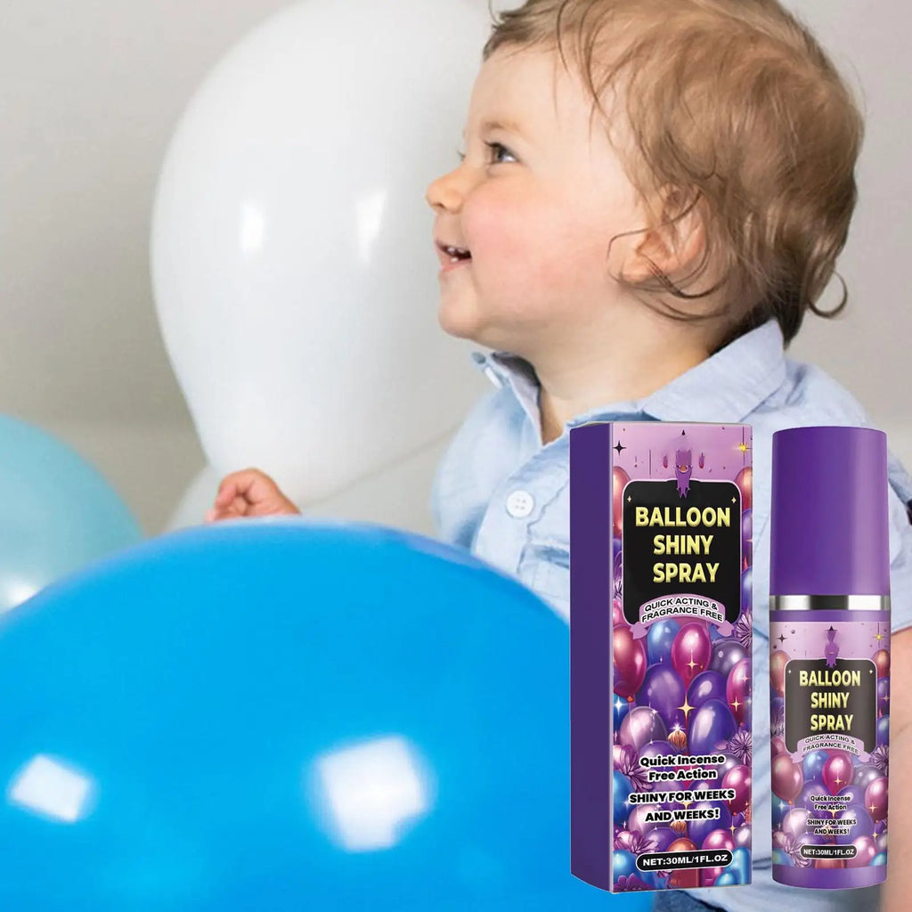 Balloon Shine Spray 30ml Balloon Glossy Spray Party Decoration Vibrant Shine for Decorations Gathering Backdrop Holiday Birthday Qme