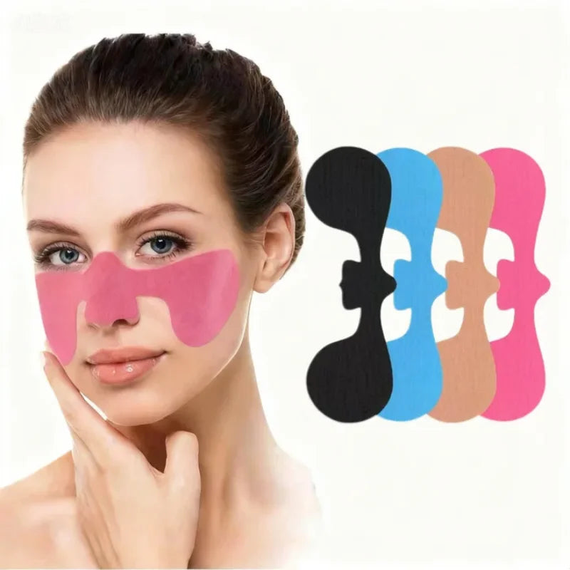 2/4/8 winter facial muscle warming and anti-freezing patch with elastic fabric water ripple adhesive and strong adhesion Qme