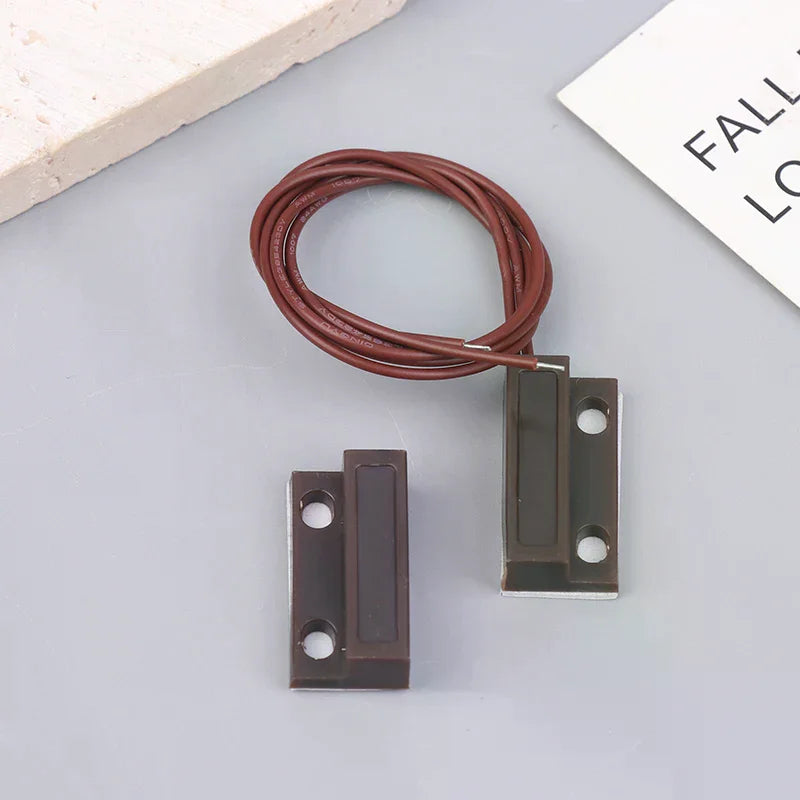 MC-38A Wired Door Window Sensor Magnetic Switch NC/NO Sensor Switch For Home Alarm System Detector Reed Switch Qme