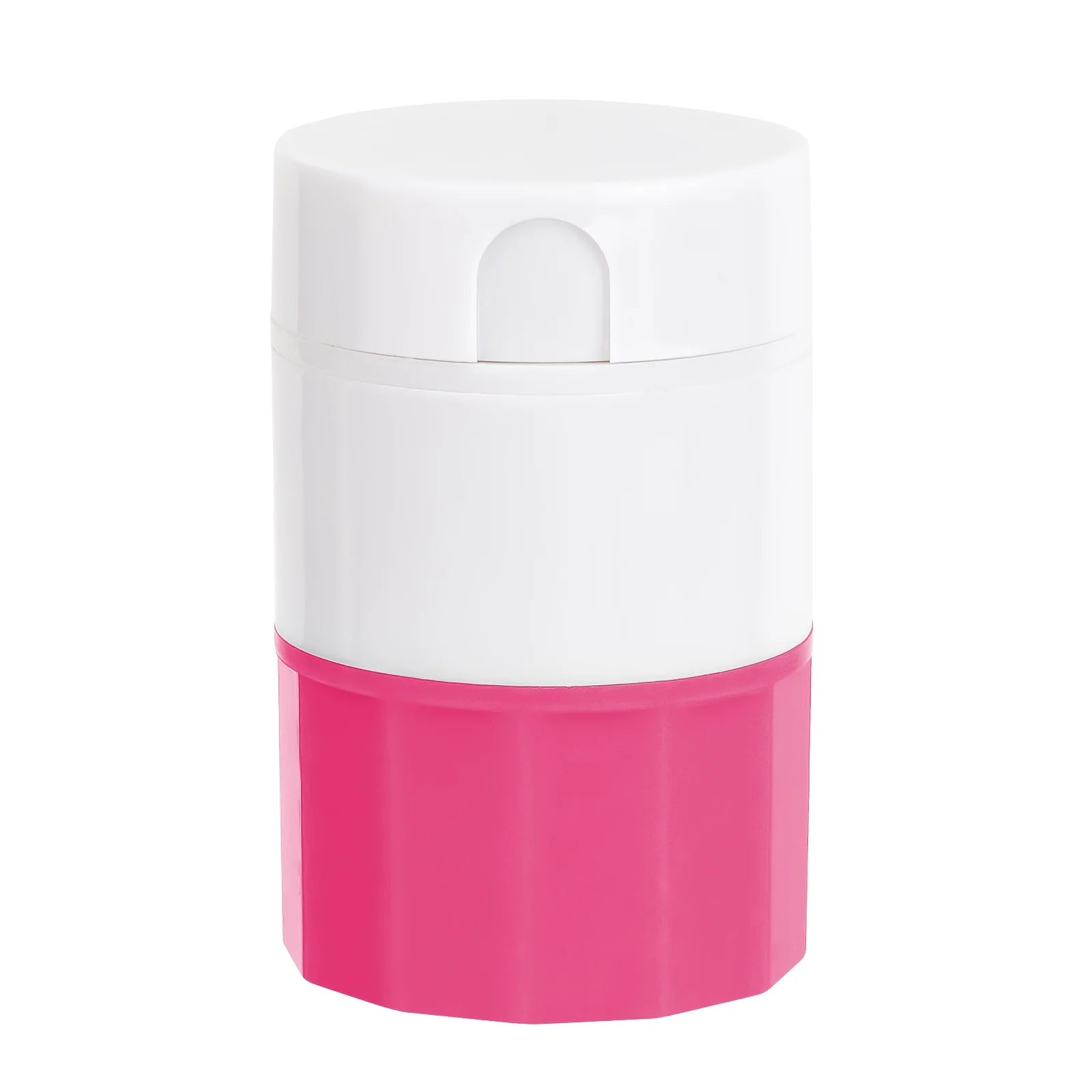 Four-in-One Pill Cutting and Grinding Set - Crusher and Storage Box - Portable Mini Medicine Storage Box, Suitable for Pills Qme Pink