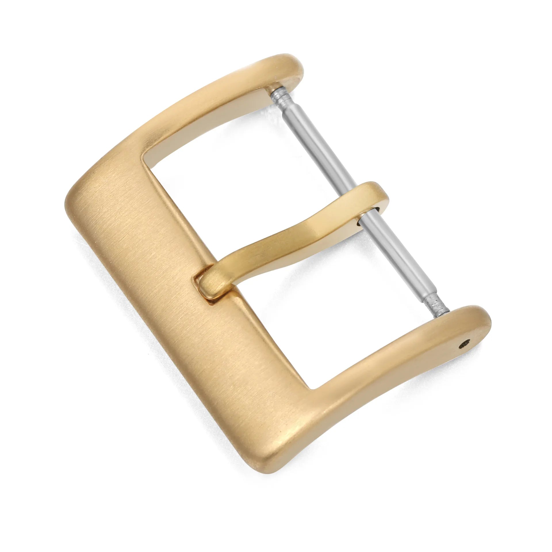 Watch Band Metal Buckle 16 18 20 22 24mm Strap Solid Square Button Silver Black Rose Gold Stainless Steel Matte Polished Clasp Qme G 20mm