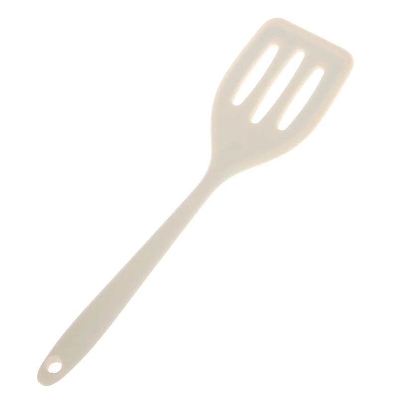 Small Integrated Silicone Frying Shovel Cooking Steak Kitchen Egg Qme Beige