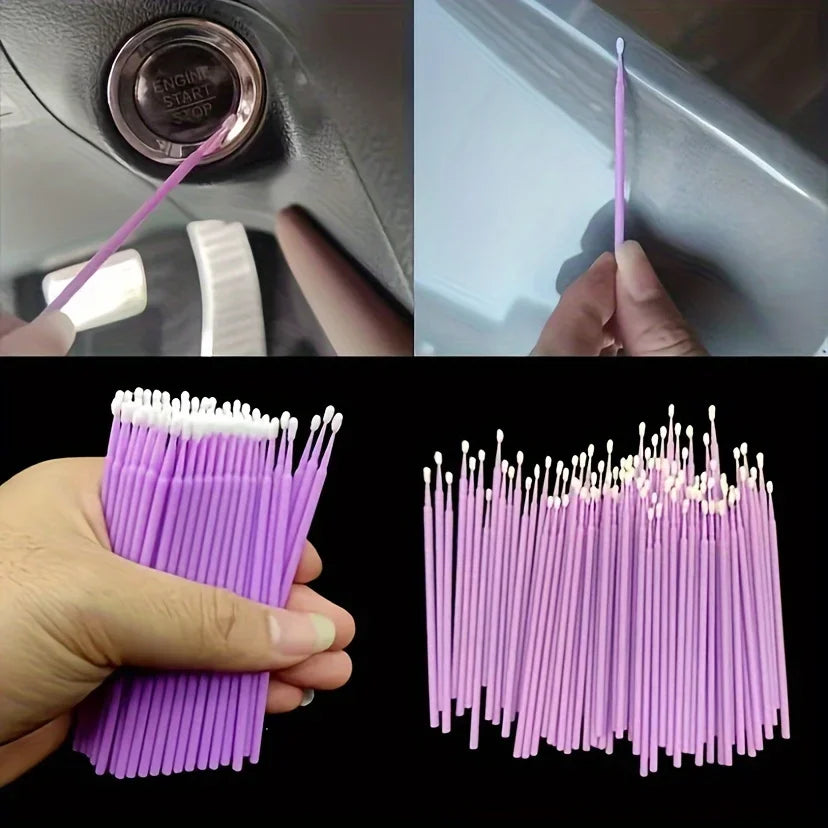 Car cleaning brush, small brush head, miniature cover, all-round cleaning paint, suitable for cars, miniature cover, brush Qme