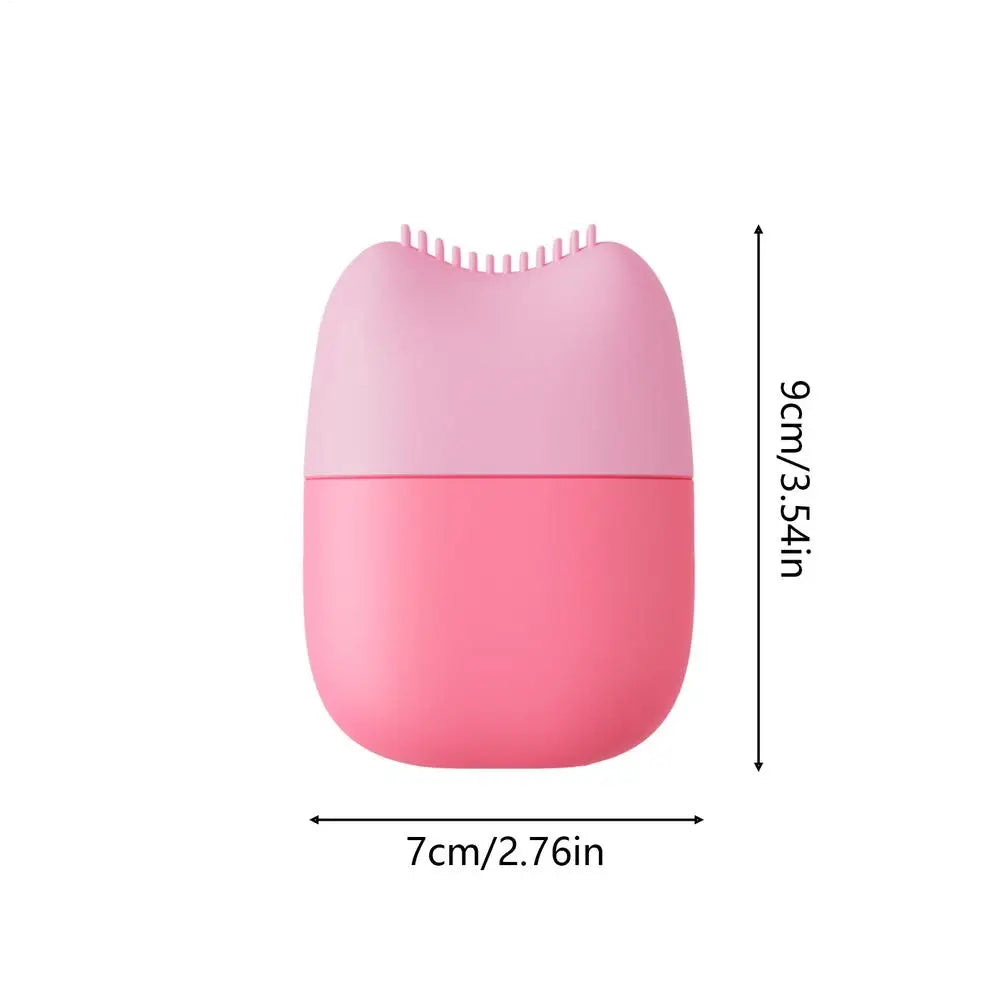 Silicone massage face ice tray Eyes Facial Massager Tool Large Pores Reduction Cooling Face Roller Eliminating facial puffiness Qme Pink China Mainland