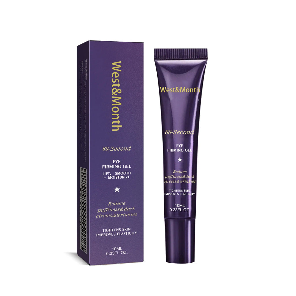 Firming Eye Gel Lighten Fine Lines Dark Circles Lifting Puffy Remover Eye Bags Anti-Puffiness Moisturizing Brightening Eye Care Qme 10ml Boxed