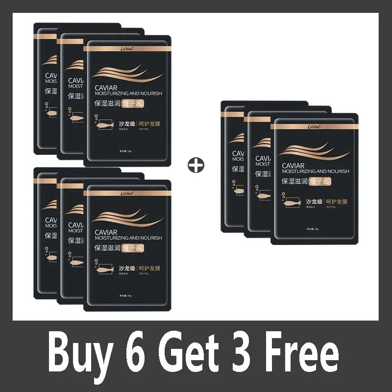 Caviar Hair Mask 5 Seconds Repair Damage Frizzy Smooth Hair Organic Keratin Straightening Restore Soft Nourish Magical Hair Care Qme Buy 6 Get 3 Free