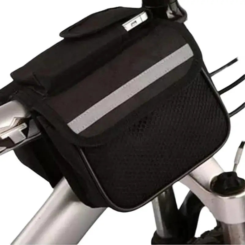 Bicycle Rainproof Front Frame Tube Bag Bike Double Shape Mountain Qme
