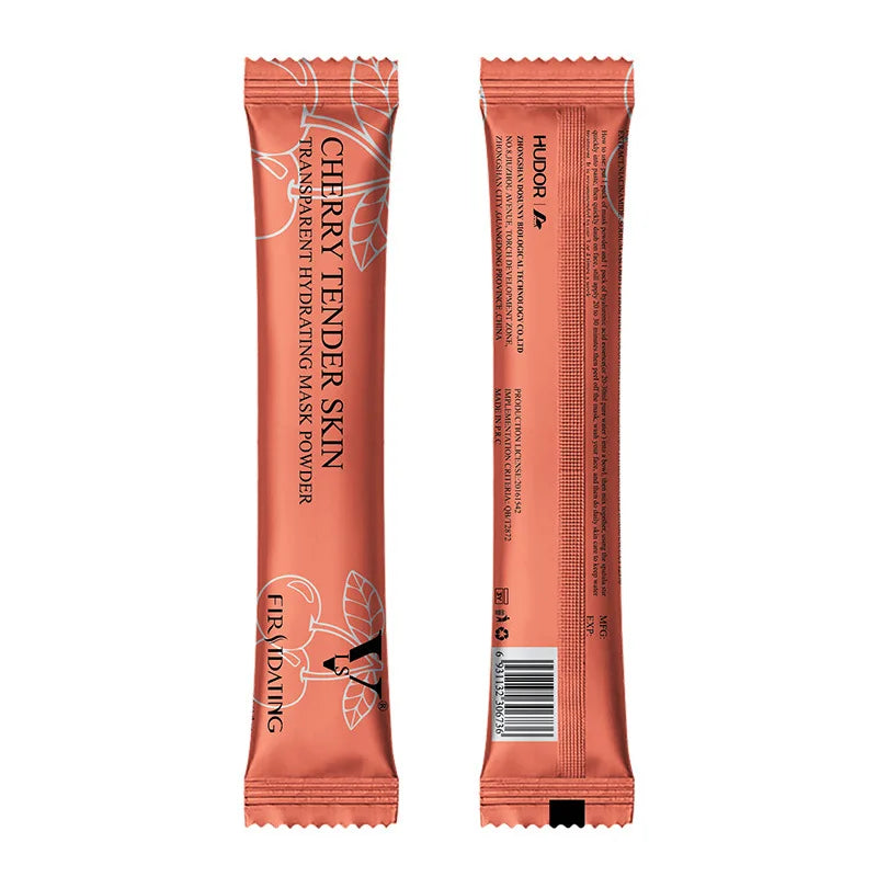 Moisturizing Salon SPA Soft Hydro Jelly Mask Powder Face Skin Care Whitening Rose Collagen Peel Off DIY Rubber Facial Jellymask Qme 2pc CHERRY TENDER