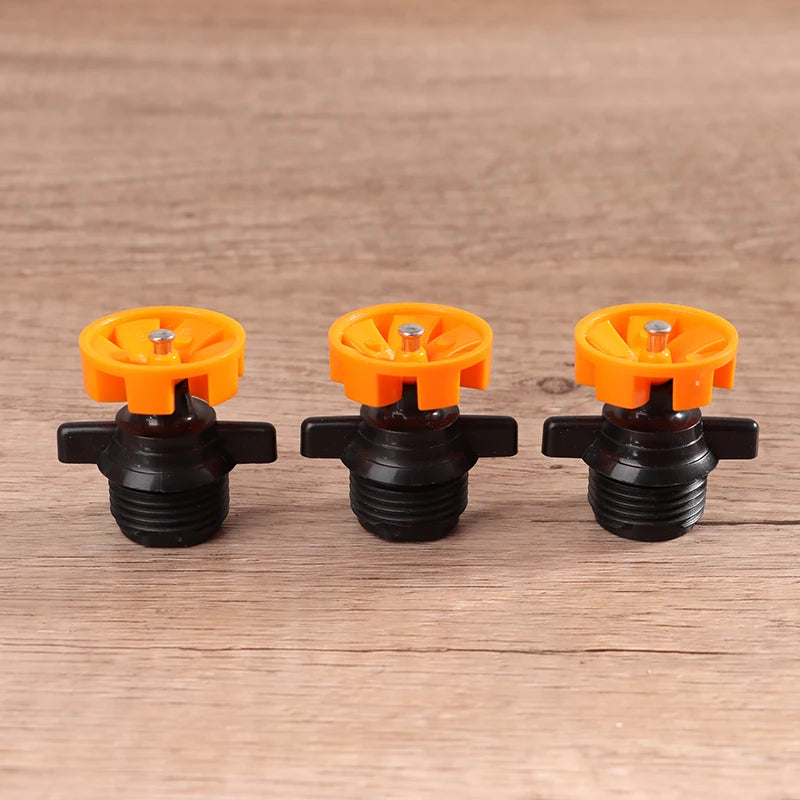 1/5Pcs 1/2" Male Thread Automatic Rotation 360 Degree Watering Nozzle Sprinkler Garden Park Lawn Flower Vegetable Irrigation. Qme