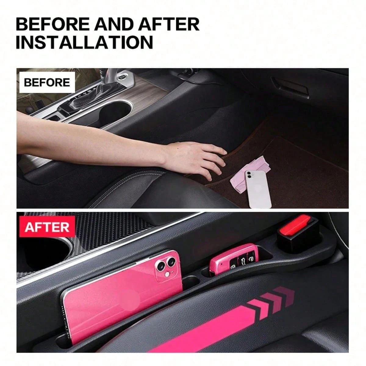 Car Seat Gap Filler Side Seam Plug Strip Leak-proof Filling All Model Qme