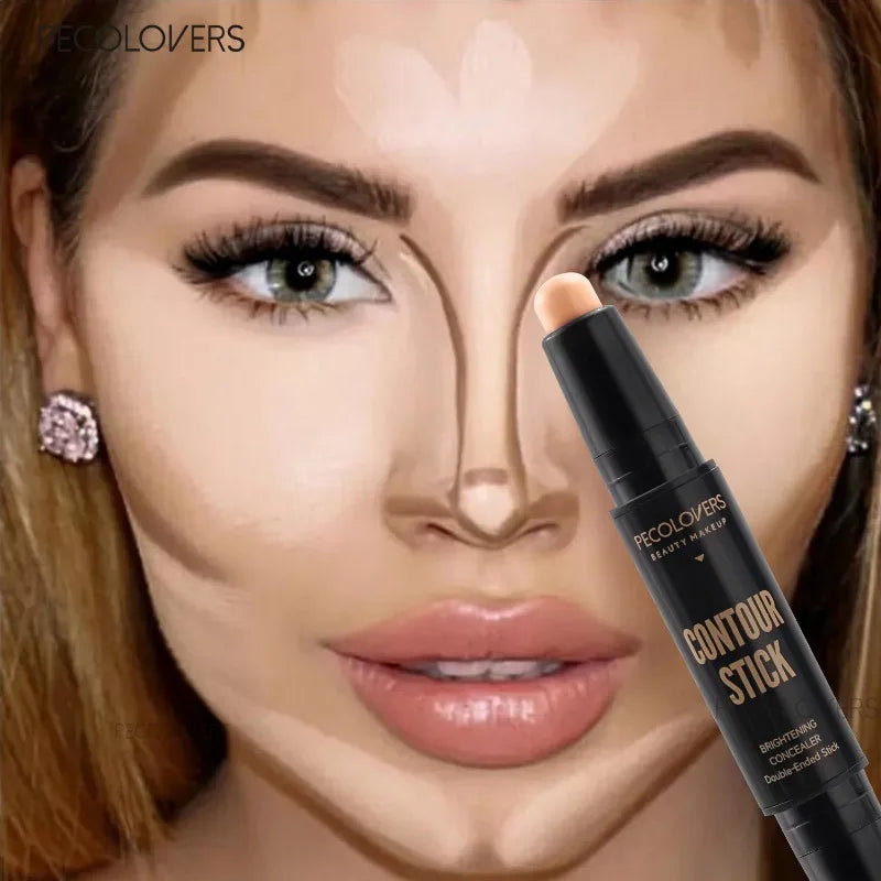 Double-ended Contour Stick Facial Contouring Three-dimensional Face Qme