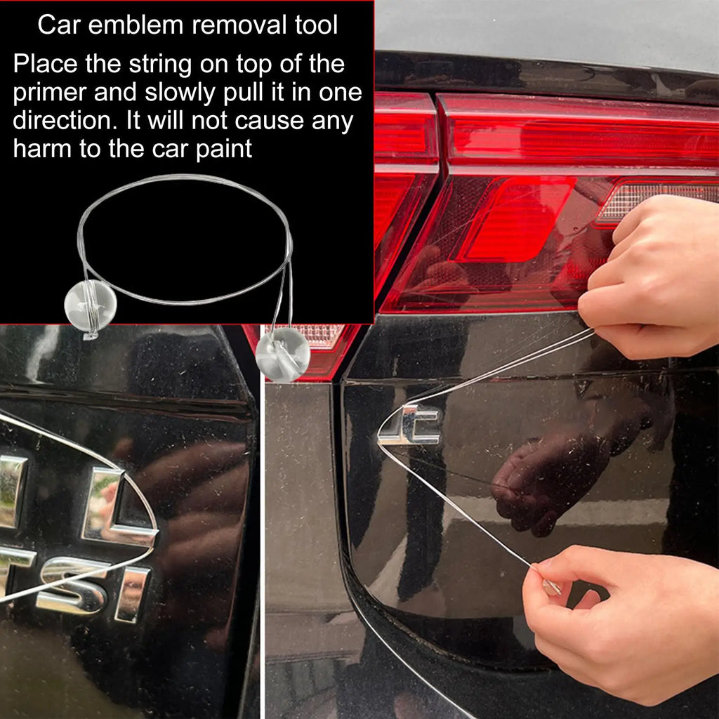 Car Emblem Removal Tool Emblem Remover No-Scratch Pry Tool Car Emblem Removal Kit for Vehicle Logo Badge Paste Qme