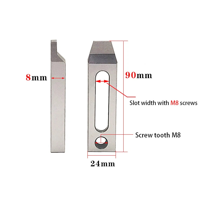 CNC Wire EDM Machine Stainless Jig Holder Steel M6 M8 M10 Slow Qme A3