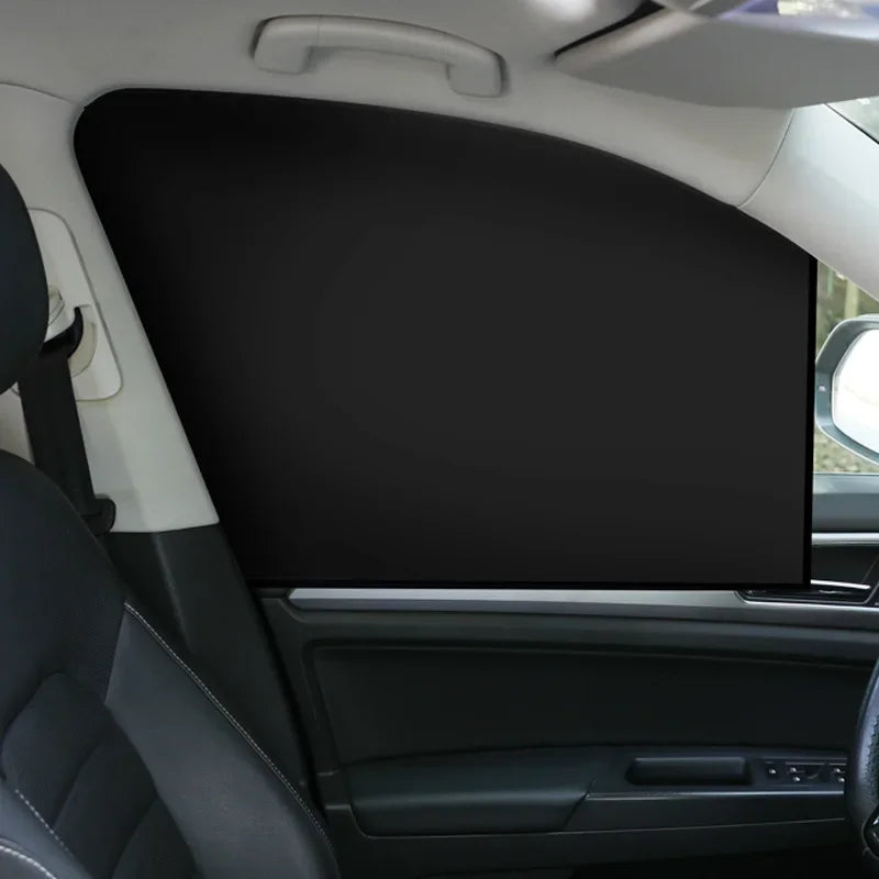 Magnetic Car Sunshade Side Window Cover Sun Visor Summer Protection Window Curtain Cover for Front Rear Auto Accessories Qme