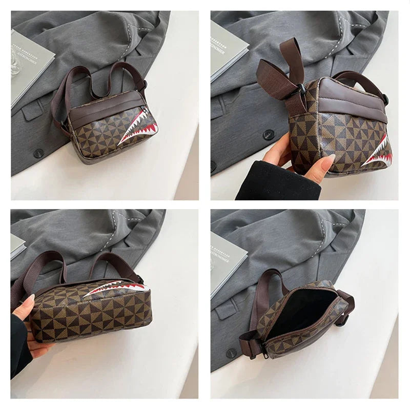 Casual Fashion Crossbody Large Capacity Small Square Bag Creative Qme