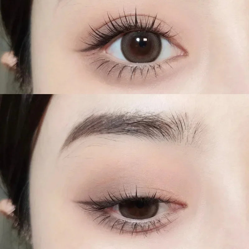 Silk Fiber Lash Mascara Waterproof Long Lasting Extension Eyelashes Lengthening Curling Mascara Black Eyelash Makeup Cosmetic Qme