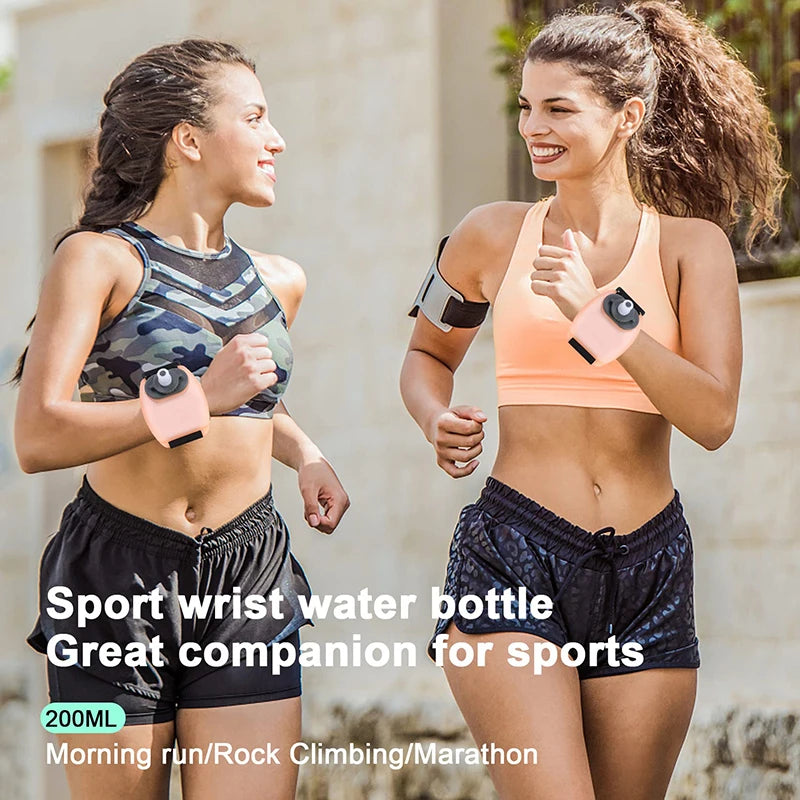 Mini Running Wrist Water Bottle Kettle Holder Storage Hydration Soft Qme