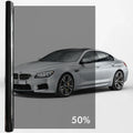 75cmx3m Car Window Privacy Film Anti Look Dark Glass Tint Vinyl Glare Foil Sticker Summer Solar UV Film Protective Accessories Qme 50Percent VLT 75x300cm