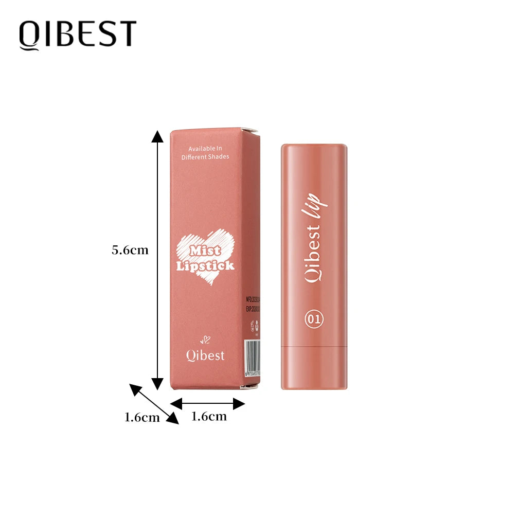 QIBEST Tapered Gradient Lipstick Lipliner Lasting Matte Nude Brown Lip Stain Waterproof Contouring Tint Lipliner Cosmetics Qme