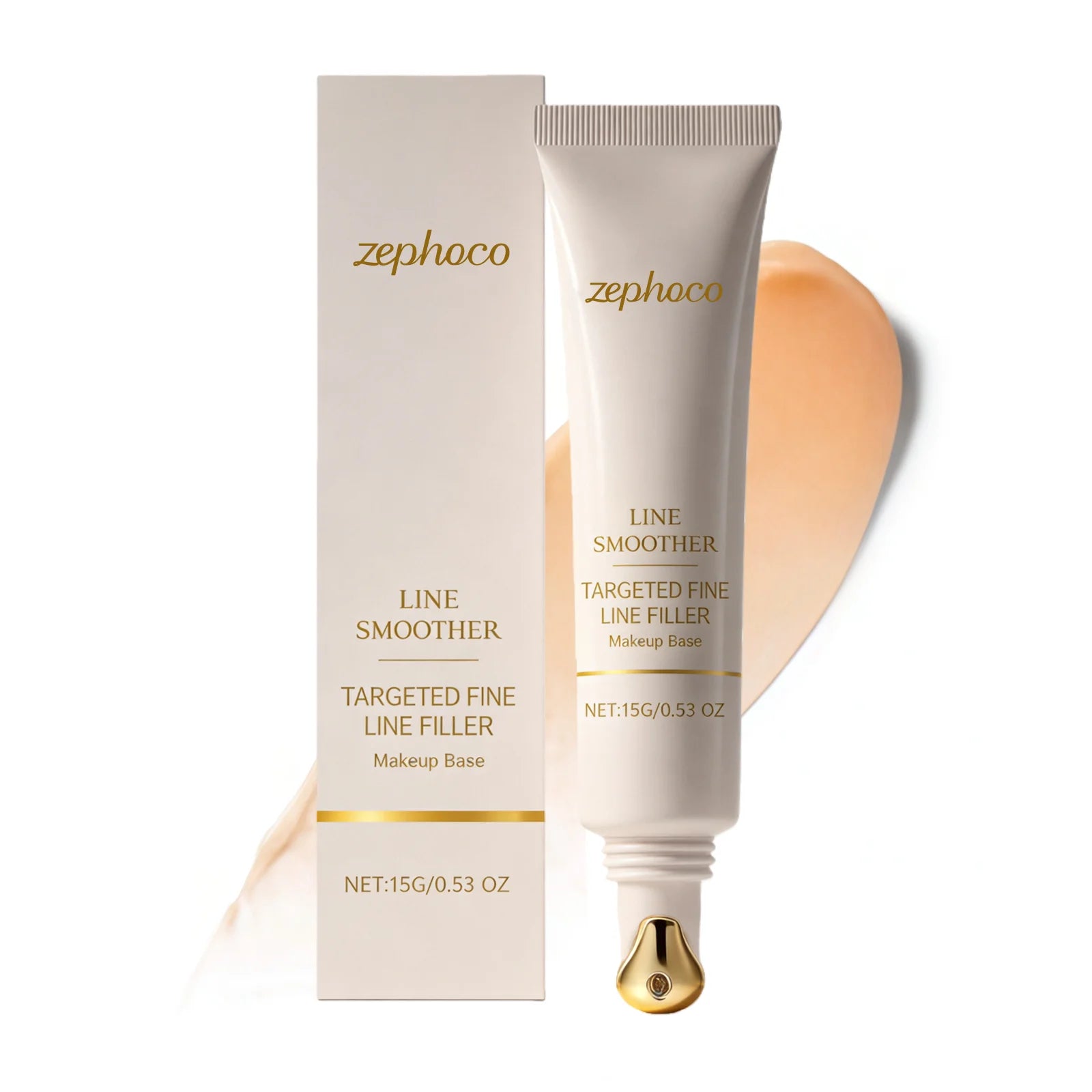 Zephoco Pre-makeup Facial Moisturizer Fine Line Filler Waterproof Qme 15g Boxed