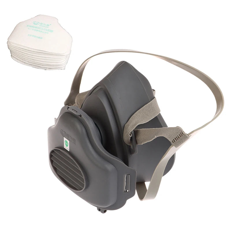 Dust Proof Full Face Gas Mask Formaldehyde Protection 3700 Industrial Qme
