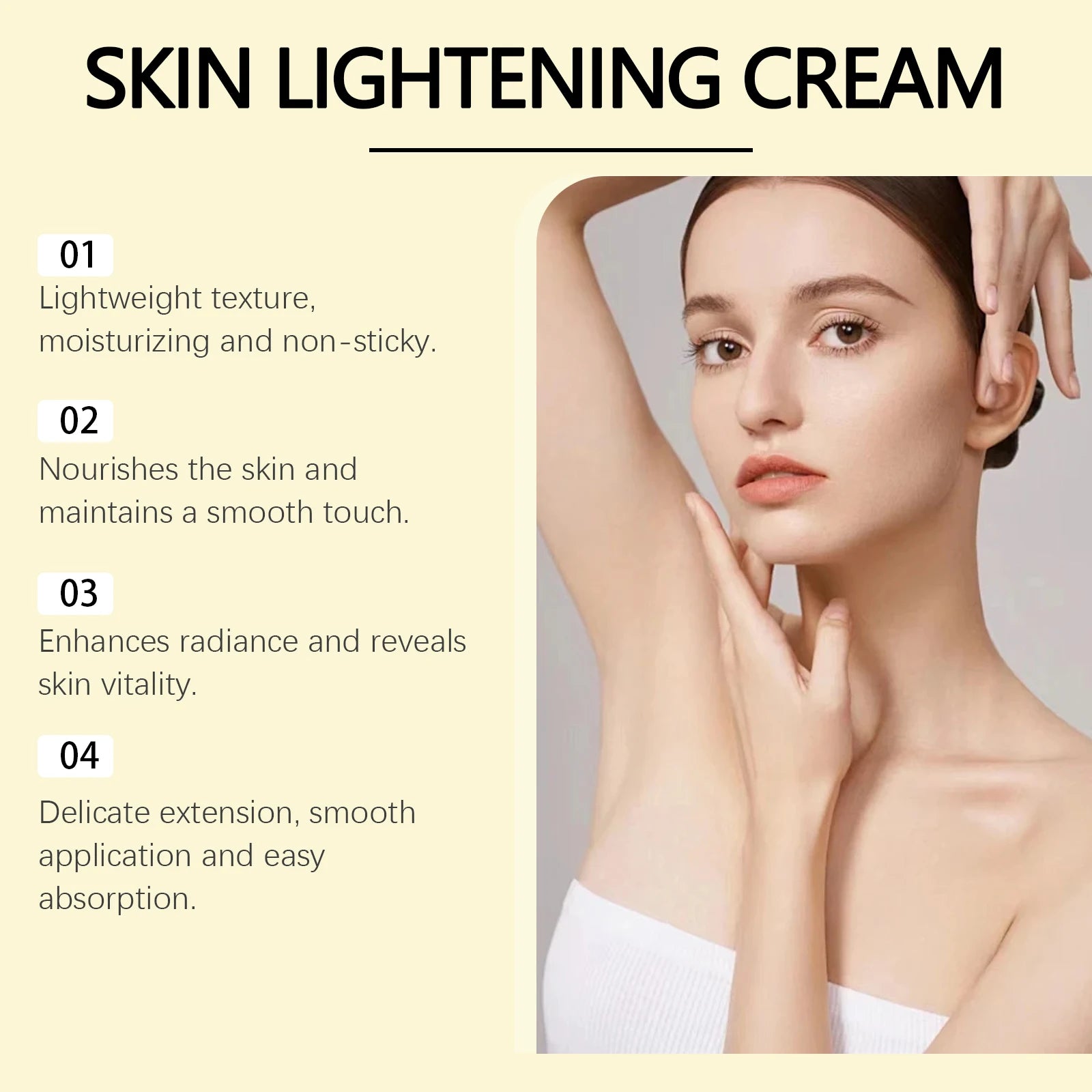 Lemon Brightening Body Lotion Gently Moisturizes Dry Skin Even Skin Tone Whitening Nourishing Lightening Body Cream Qme
