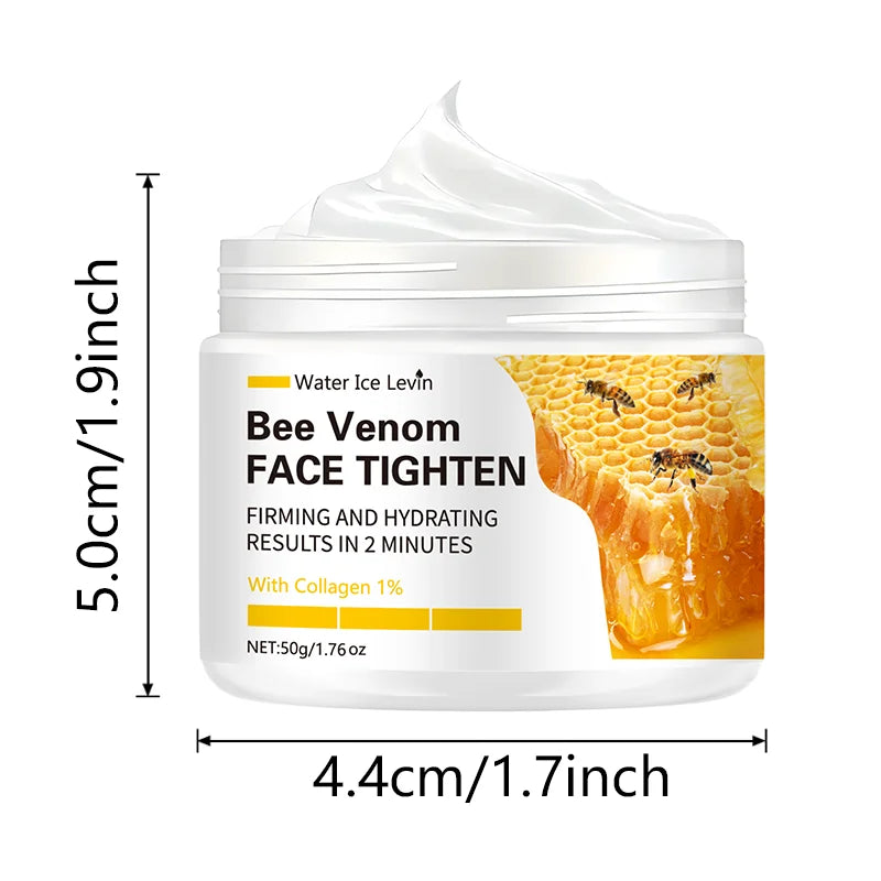 Bee Vemon Instant Facial Lifting Cream - Tightens and Lifts Skin, Smooths Fine Lines and Wrinkles | All Skin Types Qme