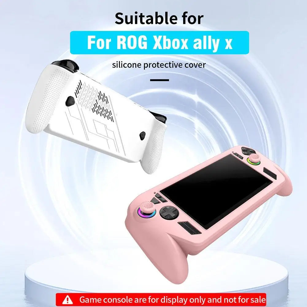 For ROG For Xbox Ally X Handheld Silicone Protective Case Non-slip And Anti-fall Protective Cover Soft Durable Easy To Install Qme