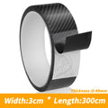 5D Carbon Fiber Car Door Sill Stickers Scratchproof Auto Bumper Strip Protect Tape - Durable Car Stickers for Vehicle Protection Qme 3cmX300CM