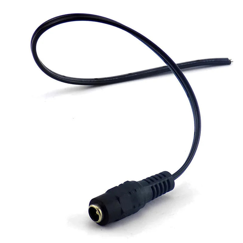 Connectors DC Male Female Plug Cable for CCTV Camera Security System DC Power Extension Cable Plug Adaptor 2.1*5.5mm Qme