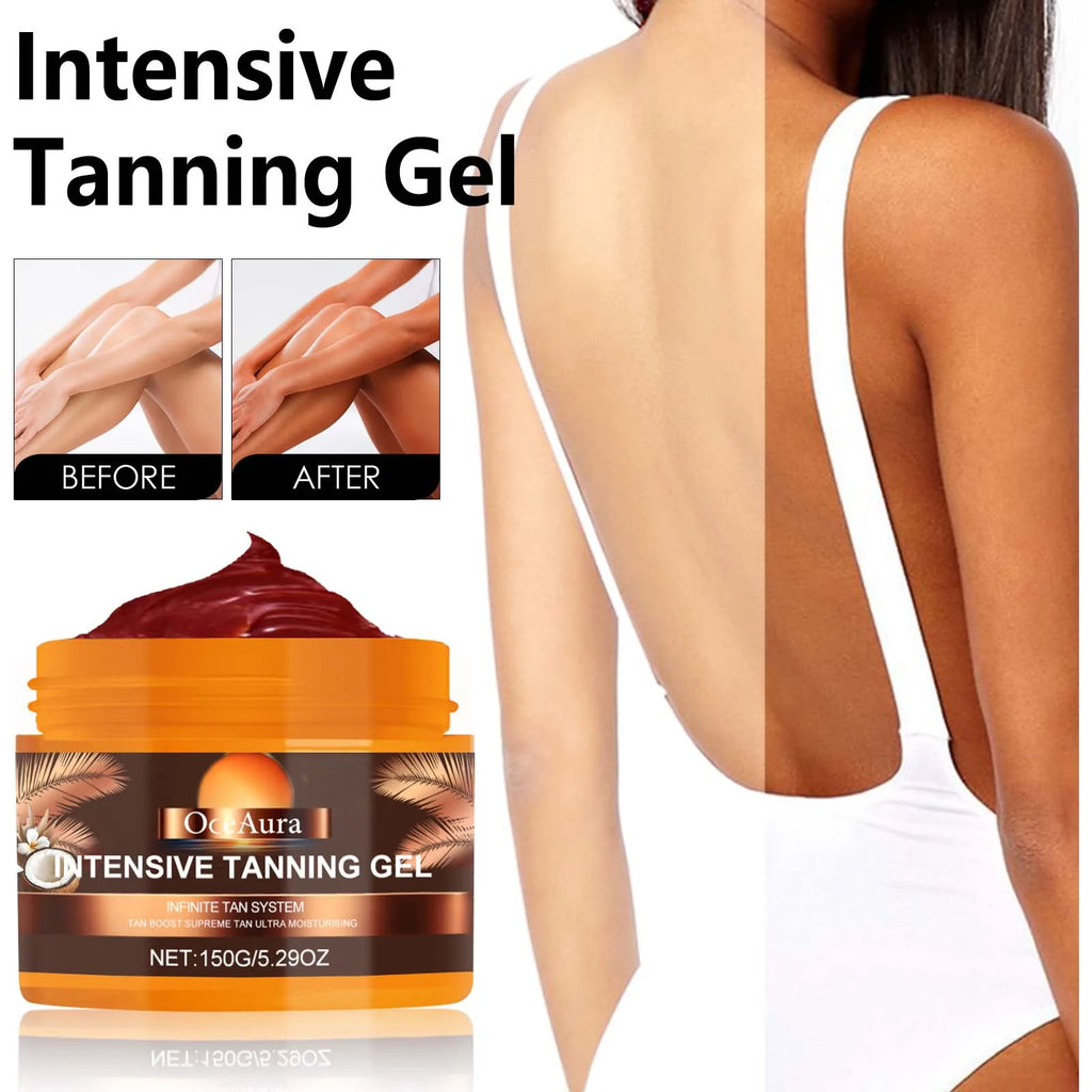 Carroten Tanning Gel Accelerate dark skin Enhance melanin Tan accelerator Cream Long lasting hydrating Sunless Tanning Products Qme