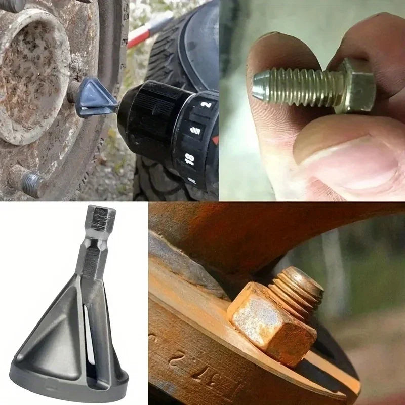 1pc Chamfering Tool, Metal Deburring External Chamfering Tool, Suitable For Various Chuck Electric Drilling Tools Qme