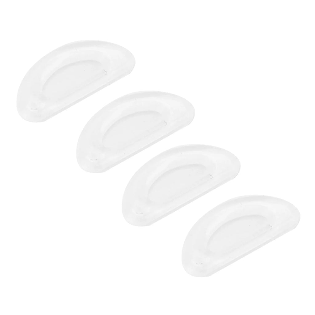 Glasses Accessories 20 Pairs Mini Glasses Nose Pads Silicone Non-Slip Nose Pads for Eyeglasses Sunglasses (Transparent white) Qme