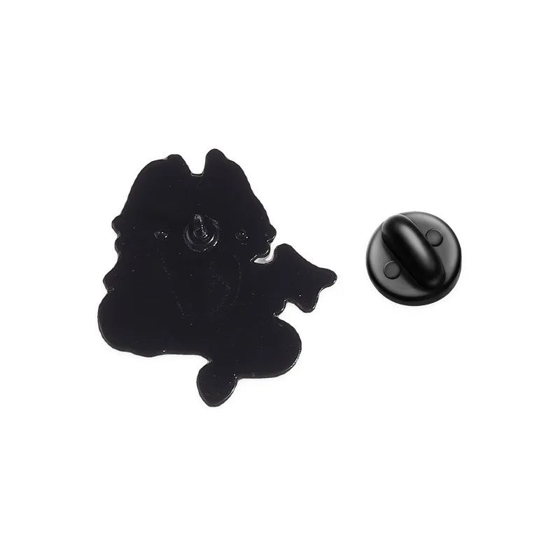 Cute Cartoon Angel And Devil Cat Enamel Pin Lovely Dual Style Kitten Metal Brooch For Backpack Decor Collection Holiday Gifts Qme