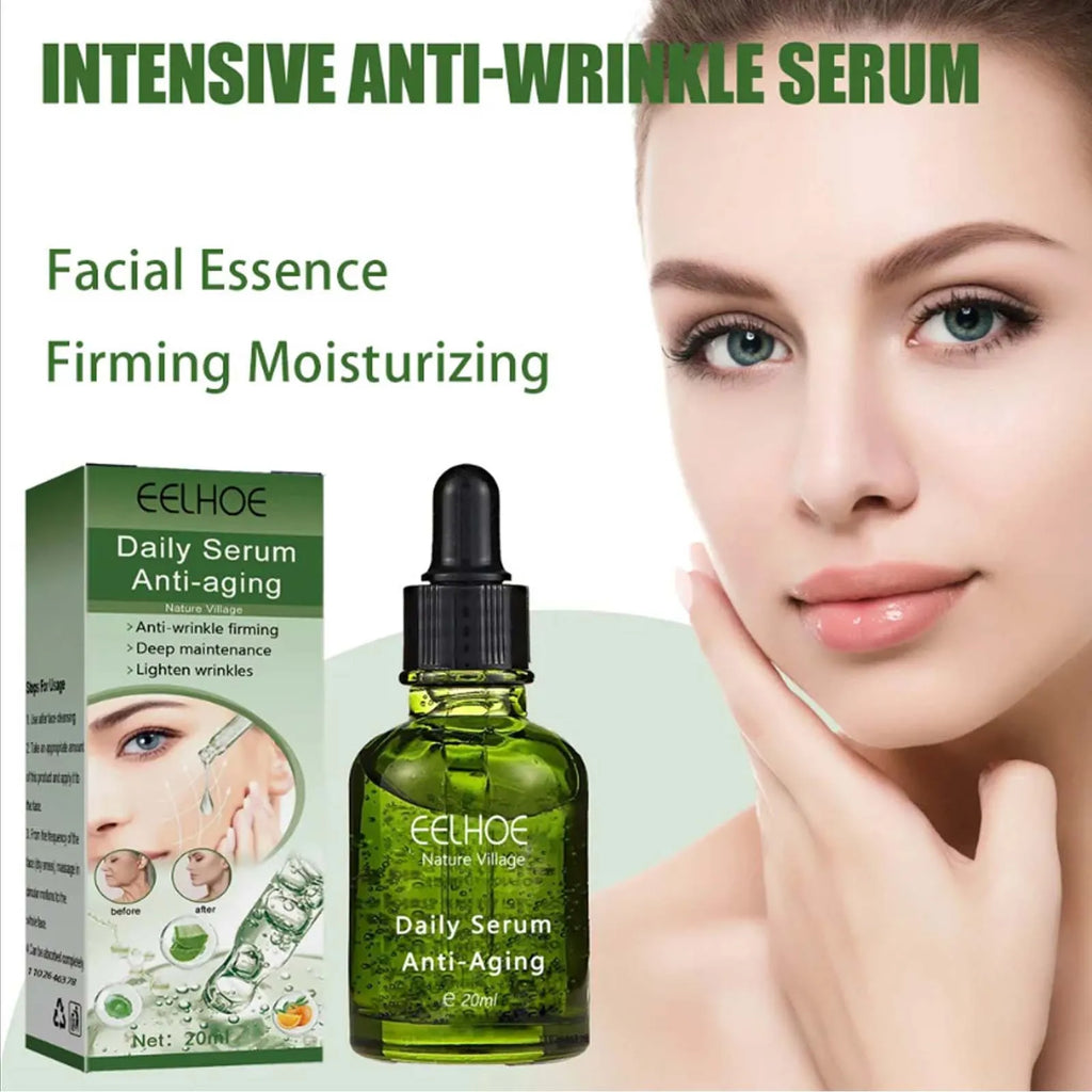 Daily Serum Lifting Firming Skin Fade Fine Line Wrinkles Essence Shrinking Pores Brightening Moisturizing Nourishing Skin Care Qme
