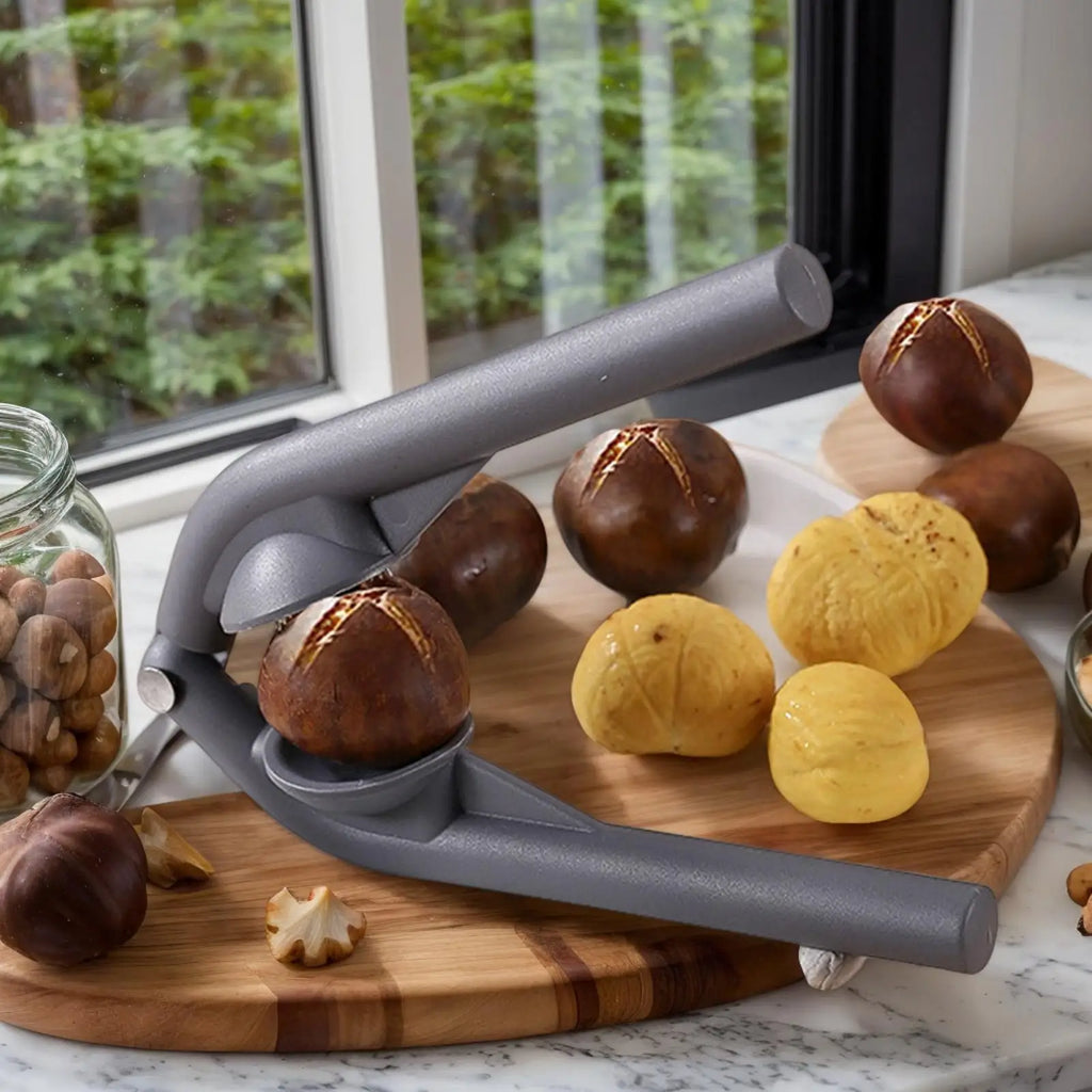 Chestnut Cutter Tool Multifunctional Nut Sheller Kitchen Gadget Efficient Manual Chestnut Peelers for Office Party Family Nights Qme
