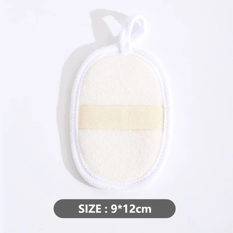 Natural Loofah Sponge Soft Bath Sponges Exfoliating Skin Health Cleaning Tool Bath Shower Brushes Unisex Foam Loofah Bath Brushe Qme A1