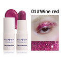 Multi Functional Makeup Stick Durable Waterproof Formula Gloss Qme 01 Wine red